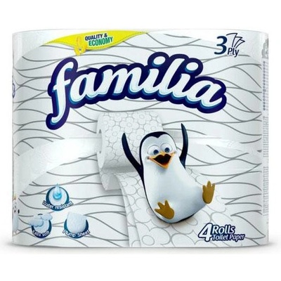 FAMILIA Фамилия тоалетна хартия 4бр бяла