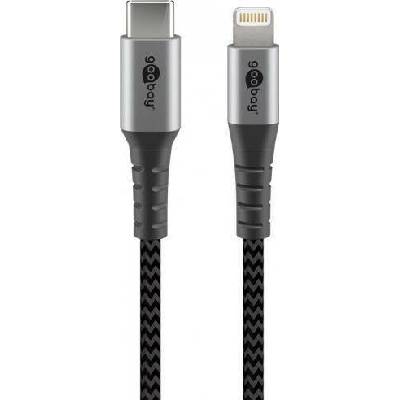 Goobay 49271 USB-A - Lightning 1m stříbrný