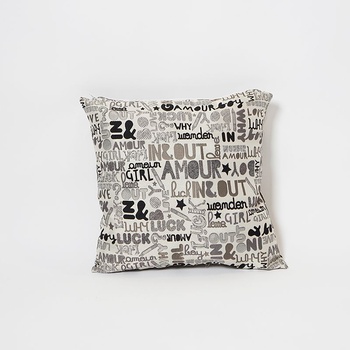 Image 1 of Pufrelax Декоративна възглавница, външен калъф, Пълнеж микс от мемори пяна, Steel my Luck