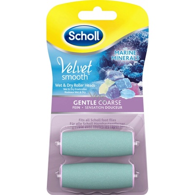 Scholl Velvet Smooth Wet & Dry jemně drsná 2 ks – Zboží Mobilmania