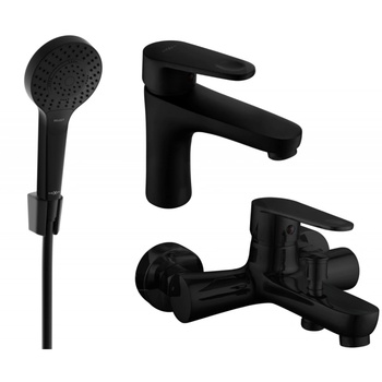 Mexen Kama R05 комплект за вана, черен - 72503R05-70 (72503R05-70)