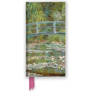 Flame Tree Publishing Claude Monet: Bridge Over a Pond of Water Lilies (Foiled Slimline Journal) | Flame Tree Publishing