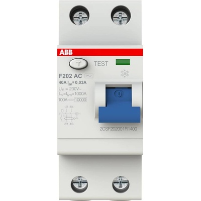 ABB ДТЗ 2p f202 rccb ac-40a/30ma (m518231)