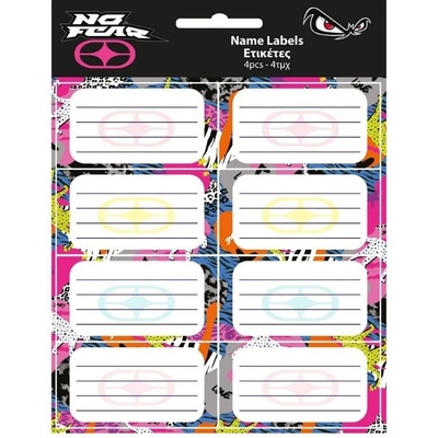 No Fear Ученически етикети No Fear - Girl, 32 броя (778-50246)