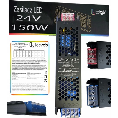 Modulární napájecí zdroj ledrgb 150 W 24 V