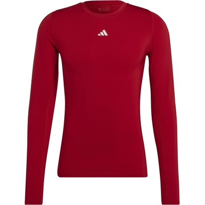 adidas Фланелка с дълъг ръкав Adidas Techfit AEROREADY Long Sleeve Long-Sleeve Top Sn99 - Power Red