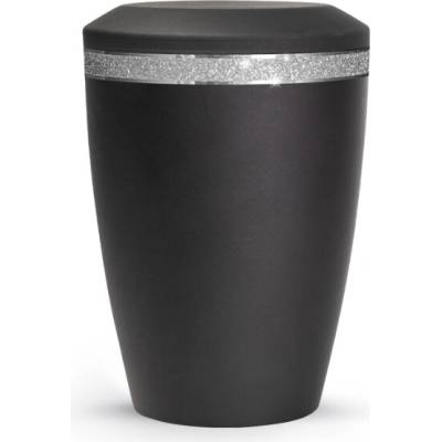 Zvieracia urna Glamour - Čierna 0,5l