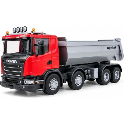 EMEK SCANIA G490 8x4 sklápač červená