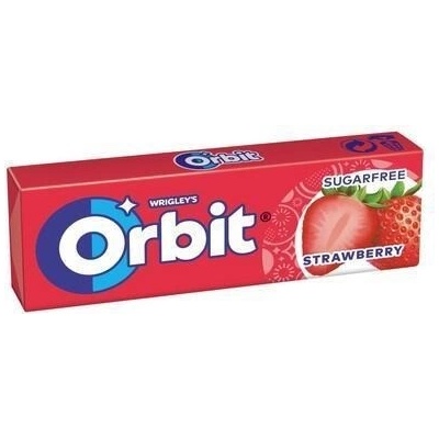 Orbit Strawberry žuvačky bez cukru 14 g