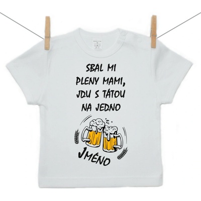 Boodyy Tričko s krátkým rukávem Jdu s tátou na jedno