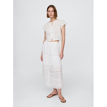 GAP Макси пола с дантела GAP GAP | Byal | ЖЕНИ | XXS