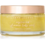 Crystallove Clear Quartz Shimmer Body Scrub пилинг за тяло 200 гр