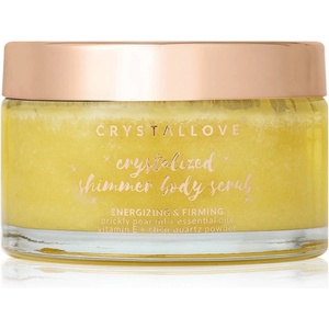 Crystallove Clear Quartz Shimmer Body Scrub пилинг за тяло 200 гр