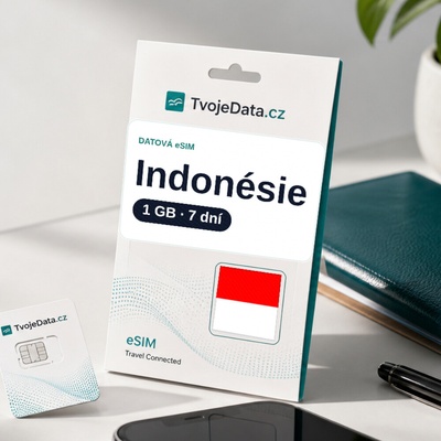 eSIM Indonésie 1 GB / 7 dní