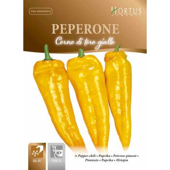 Hortus Пипер Жълт Биволски рог Corno Di Toro