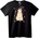 NOONEBRAND Тениска Заек с Цветен Венец - L, Black