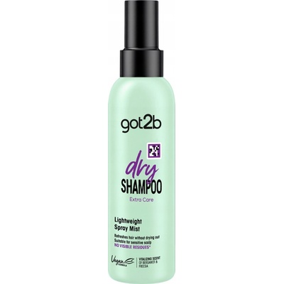 Got2b Extra Care suchý šampon pro všechny barvy vlasů 150 ml