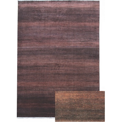 Diamond Carpets Diamond DC-MCN Black / rust Červená
