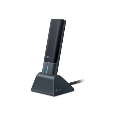 TP-Link Archer AXE5400 USB адаптер, Wi-Fi, 6E, High Gain Wireless, черен (Archer TXE70UH)
