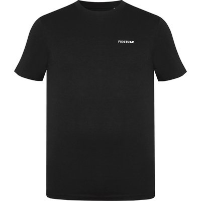 Firetrap Мъжка тениска Firetrap Trek T Shirt Mens - Black