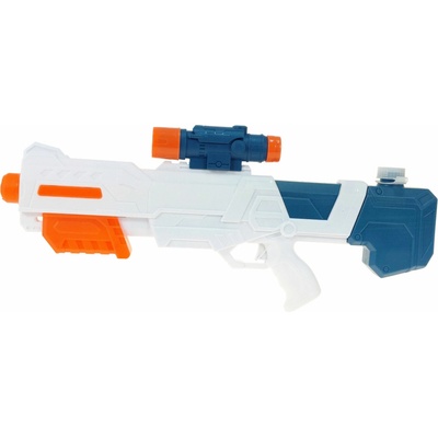 Striekacia pištoľ VIZOPOL SQUIRT GUN biela tmavo modrá oranžová