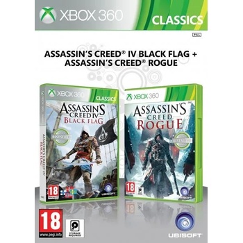 Ubisoft Double Pack: Assassin's Creed IV Black Flag + Assassin's Creed Rogue [Classics] (Xbox 360)