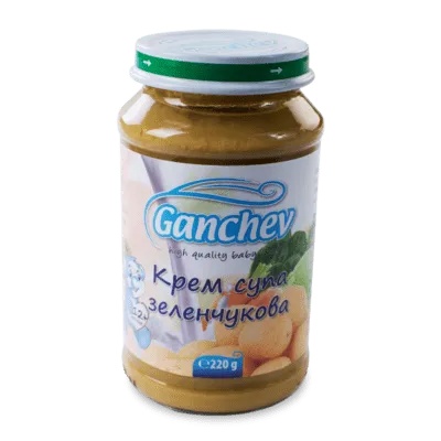 Ганчев Ганев пюре Зеленчукова крем супа след 12 месеца+