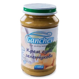 Ганчев Ганев пюре Зеленчукова крем супа след 12 месеца+