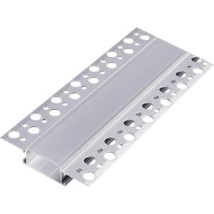 ELMARK АЛУМИНИЕВ ПРОФИЛ ЗА led ЛЕНТА dp65 ВГР. В ГИПС (99acc65)