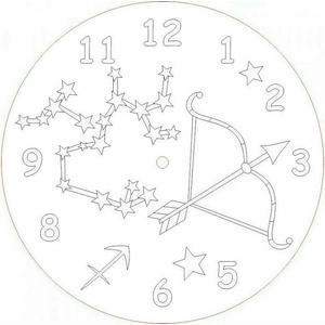 Radost v písku 2512 Пясъкоструйни изображения Стрелец (2512-RADOST)