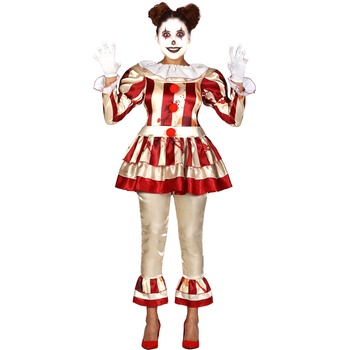 Image 1 of Fiestas Guirca Дамски костюм - Страшен Клоун жена Размер - Възрастни: L