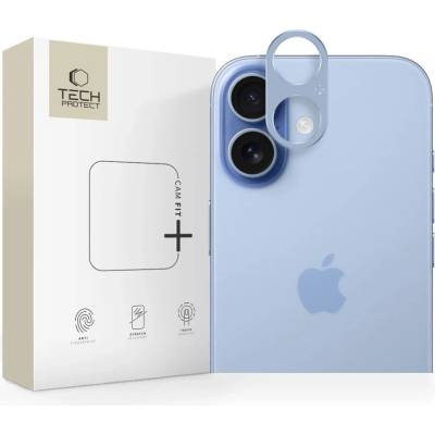 Tech-Protect CAMALLOY FIT+ капак за камера за iPhone 17 мъгливо синьо