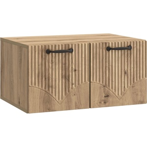 vidaXL Стенно монтиран ТВ шкаф 59, 5 x 41 x 30 cm Дъб артизан (899024)