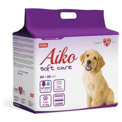 Cobbys Pet Aiko Soft Care plienky pre psov 60 x 58 cm 100 ks