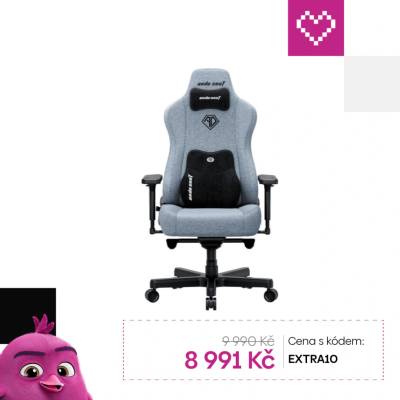 Anda Seat Kaiser 3E XL Grey Blue Fabric