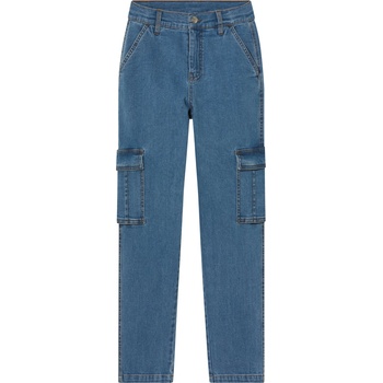 Pepperts! chlapčenské cargo nohavice Slim Fit 100381825 bledomodrá
