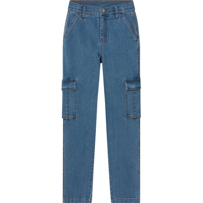 Pepperts! chlapčenské cargo nohavice Slim Fit 100381825 bledomodrá