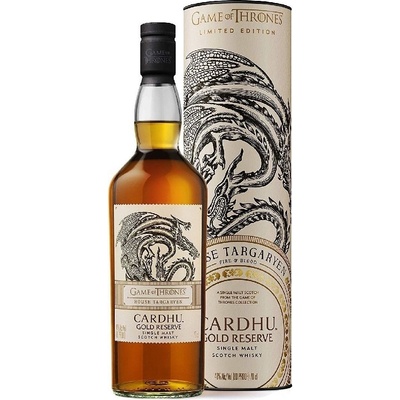 Cardhu Gold Reserve Game of Thrones House Targaryen 40% 0,7 l (tuba)