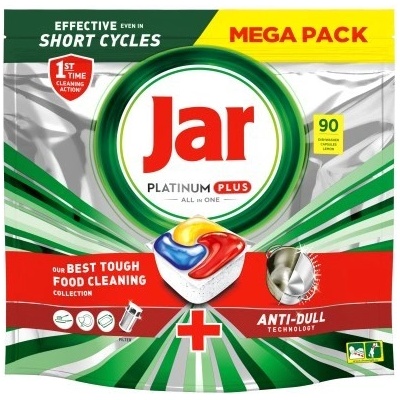 Jar Platinum Plus All In1 Kapsle Do Myčky Lemon 90 ks