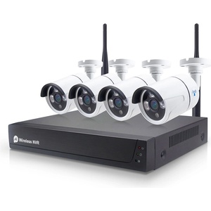  Система за видеонаблюдение DLFI PST-TWK04BM, 4 камери, IP, 2.0Mp, Full HD, NVR - 91035 (91035)