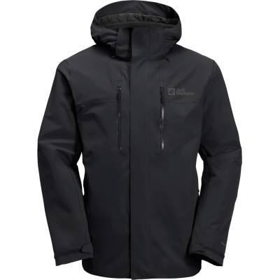 Jack Wolfskin Мъжко водоустойчиво яке Jack Wolfskin Jasper 2L Jacket Waterproof jacket - Black - размер 3XL (002-3095-0116)