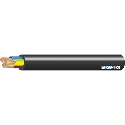 Tekaben H05VV-F 3x 1 mm² černý 5 m