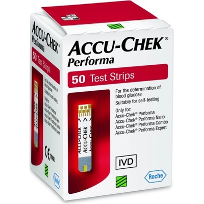 Accu-Chek Performa testovacie prúžky do glukomera 50 ks