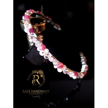 Radi handmade Диадема Розов блясък за специални моменти (876)