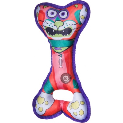 Jk Animals přetahovadlo Crazy pískací hračka 28 cm oranžová