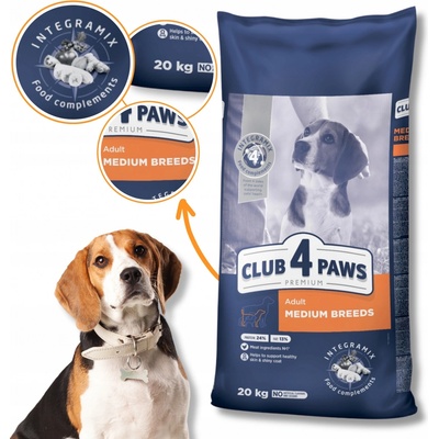 Club4Paws Premium Adult Medium 20 kg
