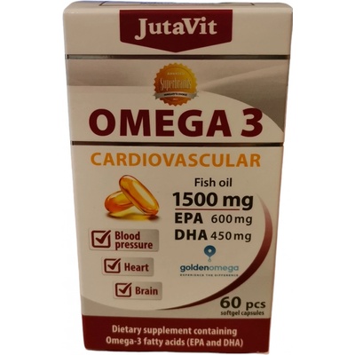 JUTAVIT Omega 3 kardiovaskulár 1500 mg 60 kapsúl