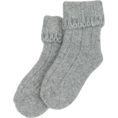 Minipop dětské merino ponožky MP71 šedé light grey melange