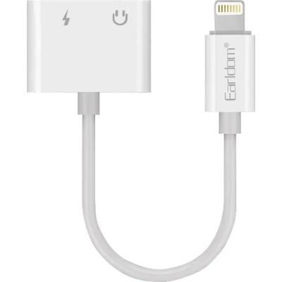 Earldom Преходник Earldom ЕТ-ОТ33, Lightning към 2 x Lightning F, 13см, Бял - 40017