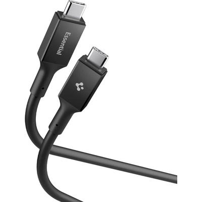 Spigen Essential USB-C към USB-C кабел 100W черен EB10020CC (ACA09460)